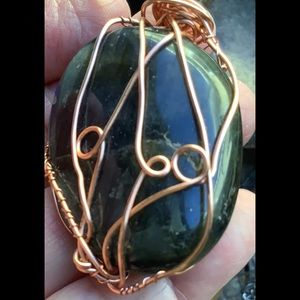 Labradorite Crystal Rope Neckline